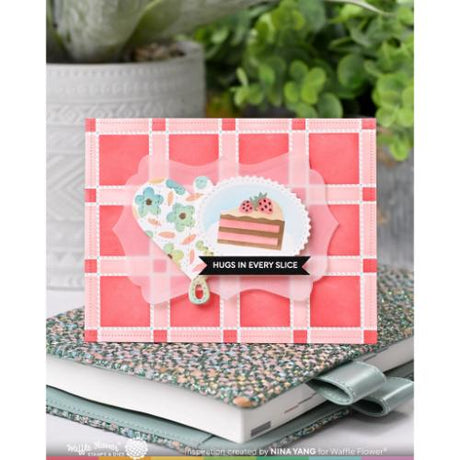 Waffle Flower - Just Mitts Coloring Stencil