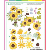 Waffle Flower - Sunflower Bouquet Die