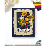 Waffle Flower - Sunflower Bouquet Die