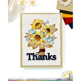 Waffle Flower - Sunflower Bouquet Die