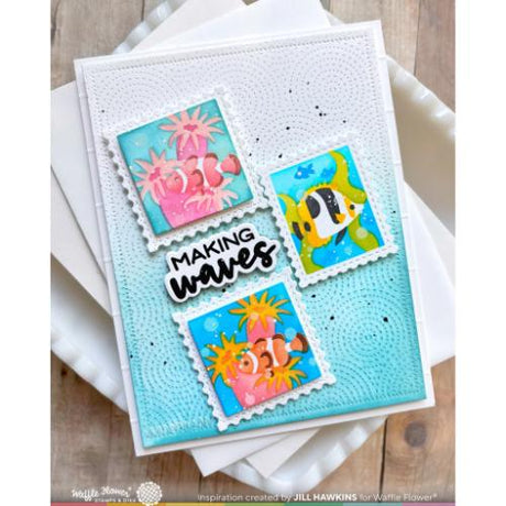 Waffle Flower - Happy Circles Texture Die