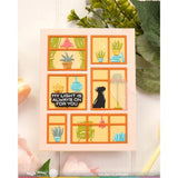 Waffle Flower - Postage Collage Windows Die