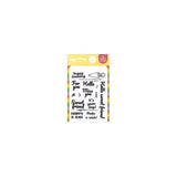 Waffle Flower - Postage Collage Piped Letters Stamp Set