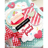 Waffle Flower - Postage Collage Piped Letters Stamp Set