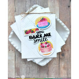 Waffle Flower - Nesting Postage Collage Baking Fun Stencil