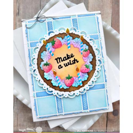 Waffle Flower - Picnic Plaid Stencil