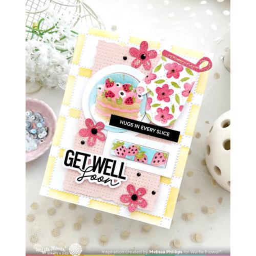 Waffle Flower - A7 Fringe Frames Die