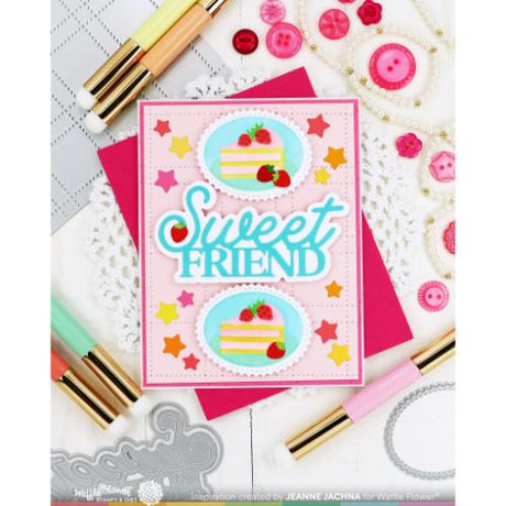 Waffle Flower - Sweet Friend Word Die