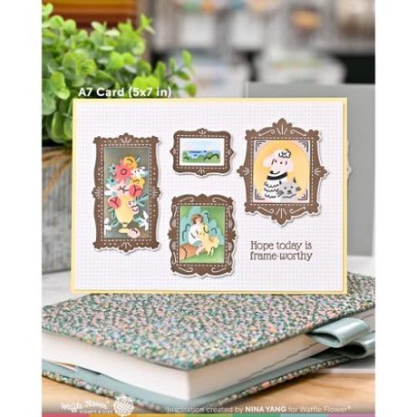 Waffle Flower - Postage Collage Picture Perfect Detail Stamp
