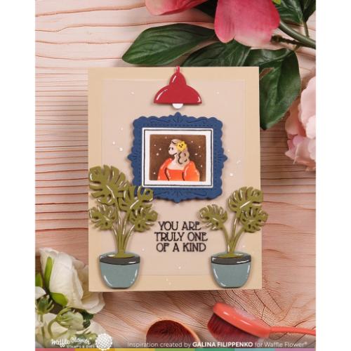 Waffle Flower - Postage Collage Picture Perfect Detail Stamp