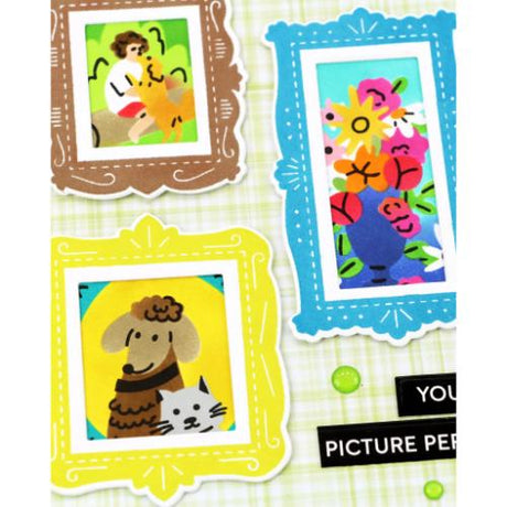 Waffle Flower - Postage Collage Picture Perfect Detail Stamp