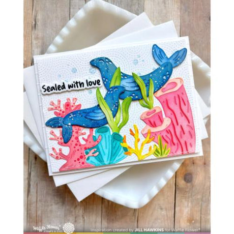 Waffle Flower - Happy Bubbles Stencil