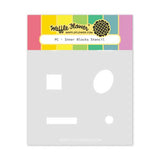 Waffle Flower - Postage Collage Inner Blocks Stencil