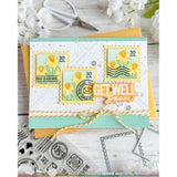 Waffle Flower - Square Postage Die
