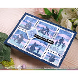 Waffle Flower - Postage Collage Dad Silhouettes Stamp Set