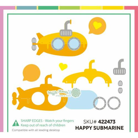 Waffle Flower - Happy Submarine Die