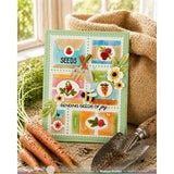 Waffle Flower - Postage Collage Seeds Details Die