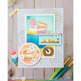 Waffle Flower - Postage Collage Seeds Details Stamp Set