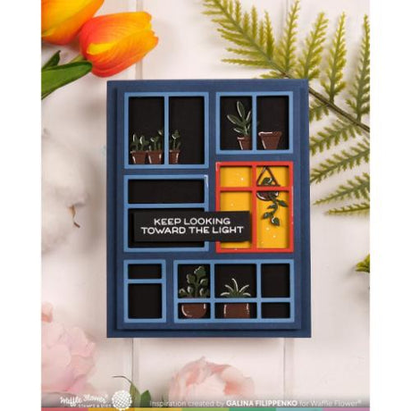 Waffle Flower - Postage Collage Windowsill Plants Die