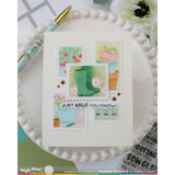 Waffle Flower - Postage Collage Gardening Stencil