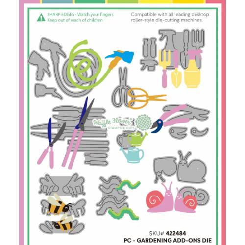 Waffle Flower - Postage Collage Gardening Add-ons Die