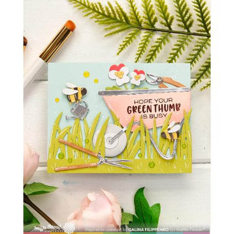 Waffle Flower - Postage Collage Gardening Add-ons Die