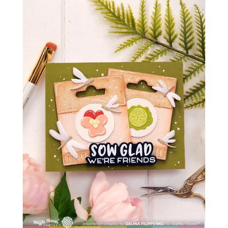 Waffle Flower - Seed Packet Die