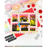 Waffle Flower - Postage Collage Garden Silhouettes Stamp Set