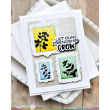 Waffle Flower - Postage Collage Herb Silhouettes Stamp Set