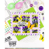 Waffle Flower - Postage Collage Herb Silhouettes Stamp Set