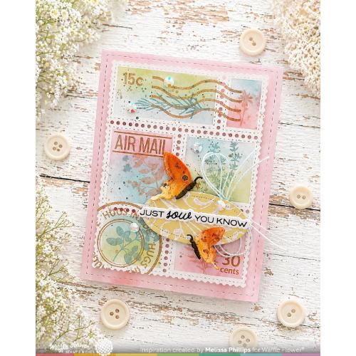 Waffle Flower - Postage Collage Herb Silhouettes Stamp Set
