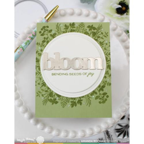 Waffle Flower - Postage Collage Herb Silhouettes Stamp Set
