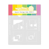 Waffle Flower - Square Postage Home Stencil