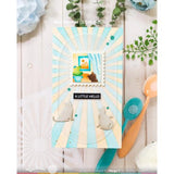Waffle Flower - Square Postage Home Stencil