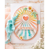Waffle Flower - A2 Piercing Sunburst Texture Die