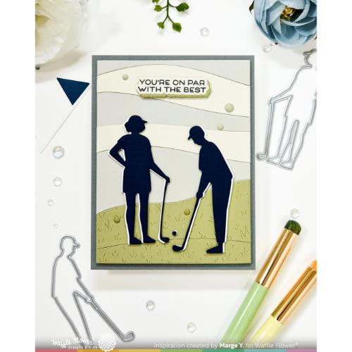 Waffle Flower - Golfing Silhouettes Die