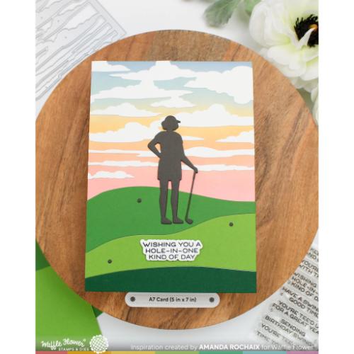Waffle Flower - Golfing Silhouettes Die