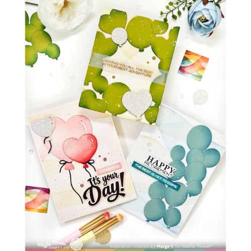 Waffle Flower - Balloon Cluster Die