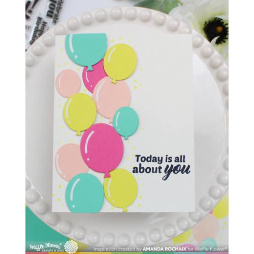 Waffle Flower - Balloon Cluster Die