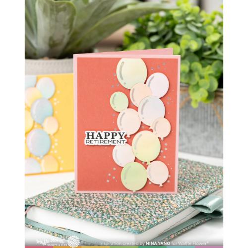 Waffle Flower - Balloon Cluster Stencil for A2 A6 A7