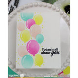 Waffle Flower - Balloon Cluster Stencil for A2 A6 A7