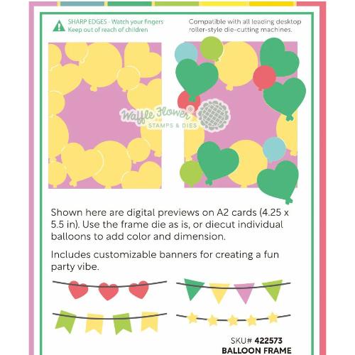 Waffle Flower - Balloon Frame Die
