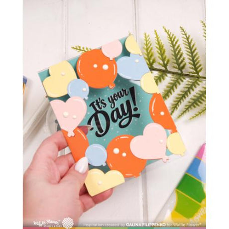 Waffle Flower - Balloon Frame Die
