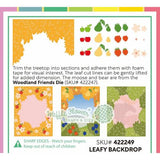 Waffle Flower - Leafy Backdrop Die