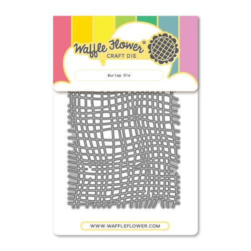 Waffle Flower - Burlap Die