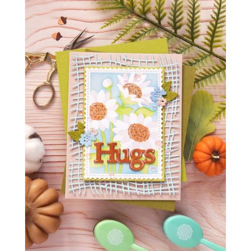 Waffle Flower - Burlap Die