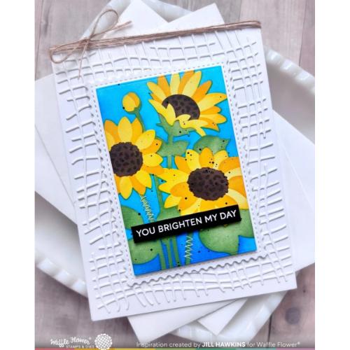 Waffle Flower - NPC Sunflower Stencil