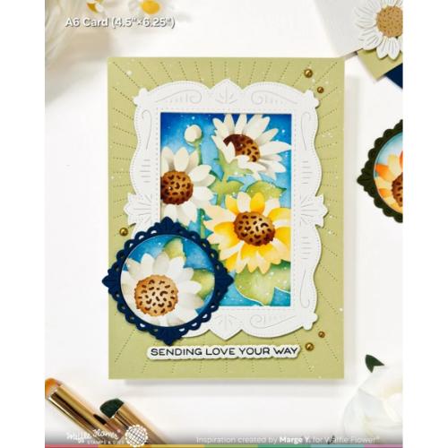Waffle Flower - NPC Sunflower Stencil