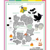 Waffle Flower - Postage Collage Spooktacular Icons Die