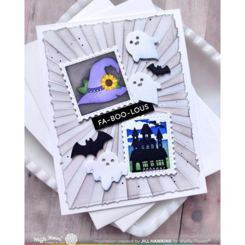 Waffle Flower - Postage Collage Spooktacular Icons Die